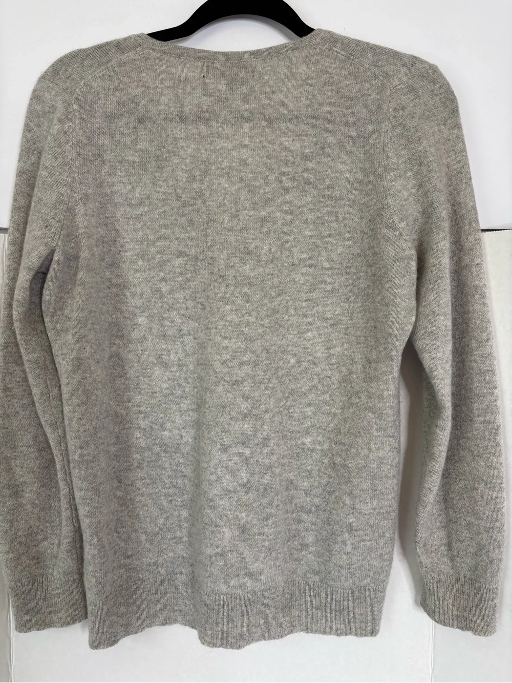 Charter Club Cashmere V-Neck Sweater - Light Gray